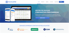 Desktop Screenshot of pegaplantao.com.br