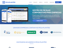 Tablet Screenshot of pegaplantao.com.br
